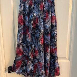 Tropical Print Women's Skirt